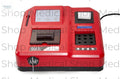 Medical store DU11 Versatile Biochemistry Analyzer with dual optical systems and LED light source. Red casing.